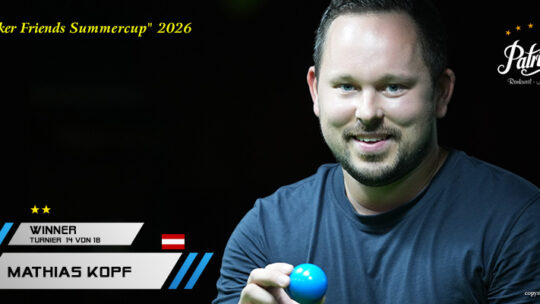 Was war denn da los? Ein fast ganz „normaler“ 14. Snooker Friends Sommercup!