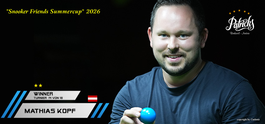 Was war denn da los? Ein fast ganz „normaler“ 14. Snooker Friends Sommercup!