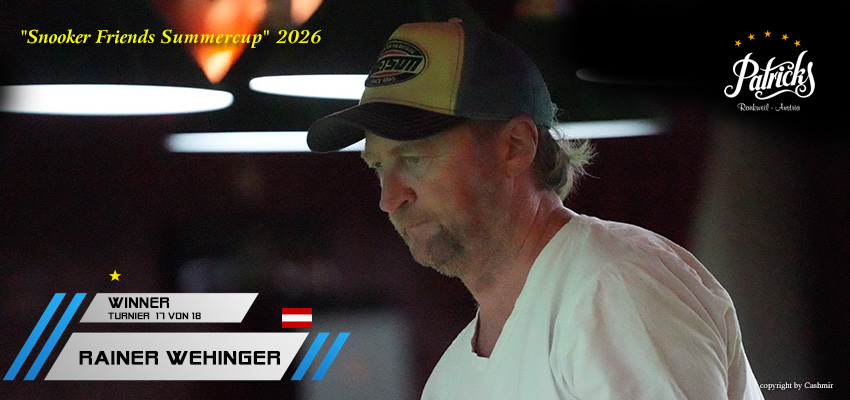 Taschenrechner statt Trainingsplan! – Rainer Wehinger rechnet sich zum Sommercup-Sieg